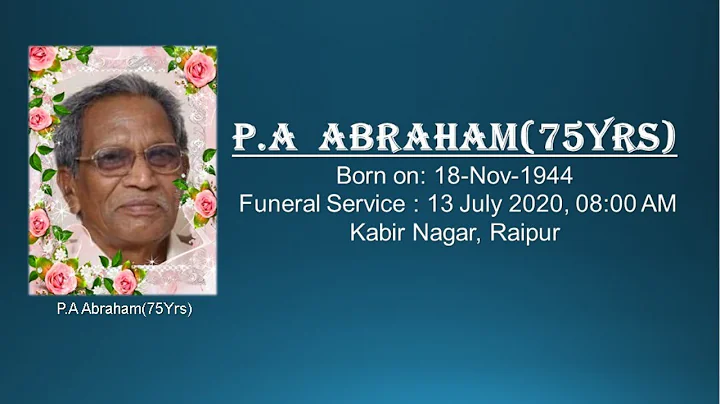 Funeral Service P.A Abraham