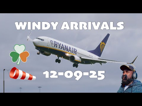 🔴 LIVE! RAINY WEATHER Plane Spotting ACTION! 12-09-25 at Dublin Airport #live #airport #rain