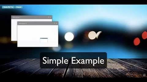 Ventus: HTML5, CSS3 & Javascript Window Manager Experiment