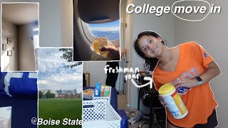 college Move In vlog | Boise State university