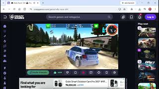 🎮 Rally Racer Dirt 🕹️ Play on CrazyGames   Google Chrome 2026 09 23 17 36 35 screenshot 1