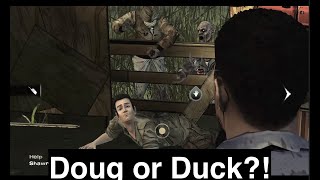 Doug or Duck, who to save? - Walking dead gameplay