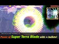 The super terra blade in terraria  duplicating  projectiles in terraria causes chaos