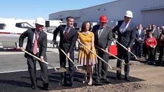 Clay Lacy Aviation Groundbreaking at Van Nuys Airport – AINtv