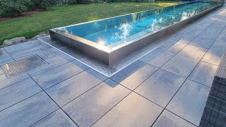 alpha echo Blueberry Pool / Largest one-piece stainless steel pool in the US