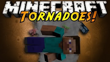 Minecraft Mod Showcase : TORNADOES!