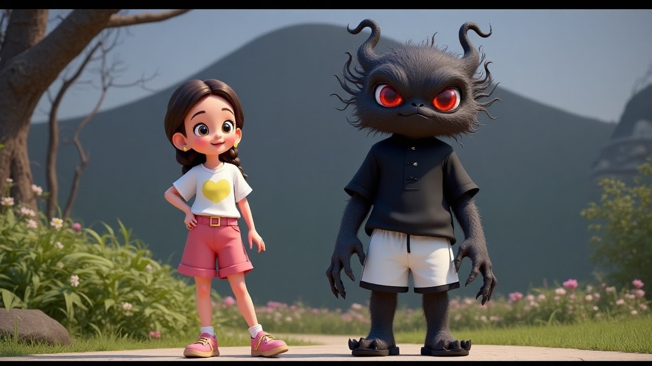 Дино и Теневой Монстр 🌙 | Детская история о мужестве и храбрости | Моральная история для детей 