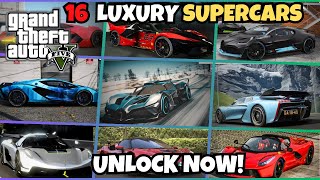 How To Unlock 16 Ultimate Supercars in GTA 5! Ferrari, Bugatti, Lamborghini Will Blow Your Mind! screenshot 2