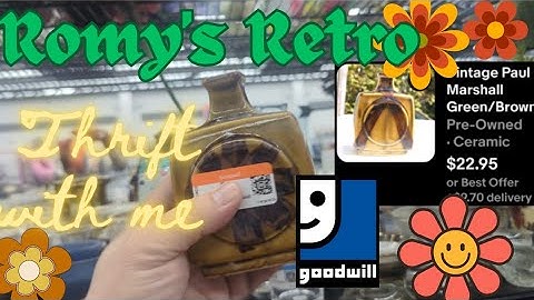 Fabulous Retro Finds at Goodwill | Reseller Journey | Awesome Dinnerware Pottery MCM Scores and MORE