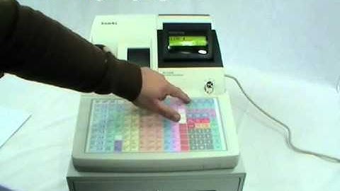 Sam4s ER 5200M Demonstration of features sales promotion