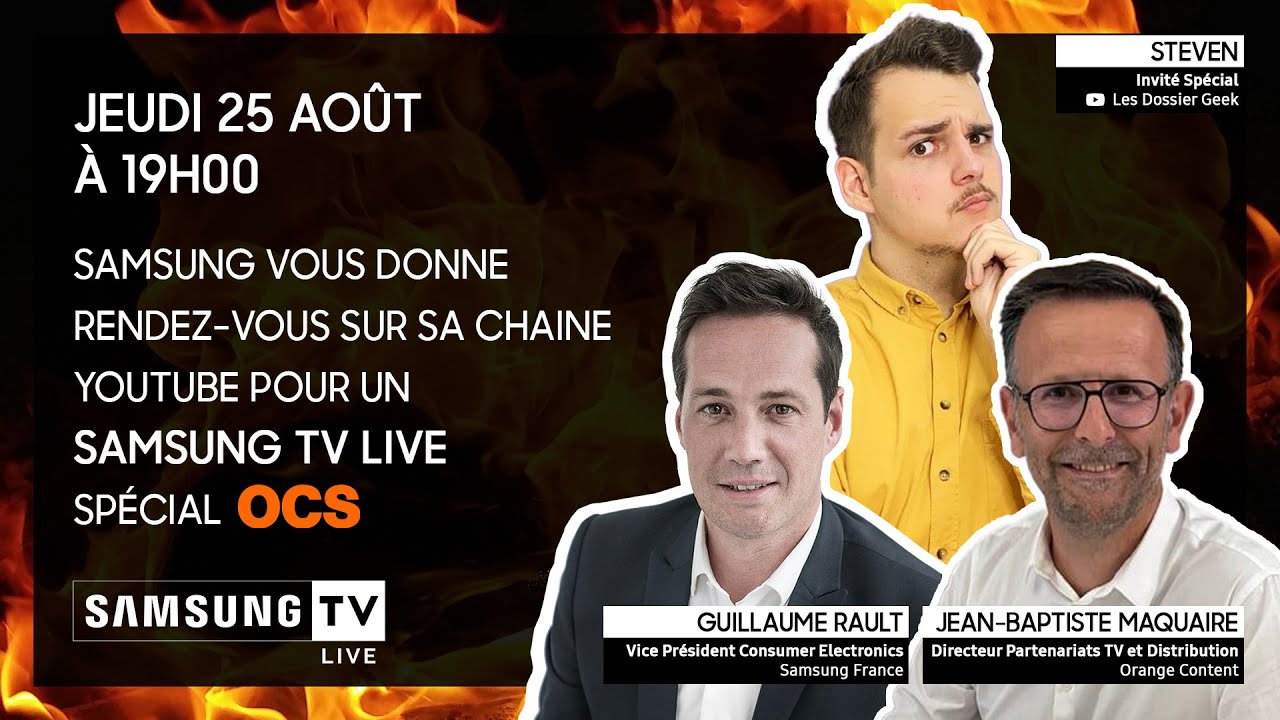 Samsung TV - Live #5 // OCS, OLED Smart TV et Les Dossiers Geek