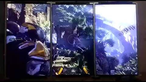 AMD Eyefinity Portrait test