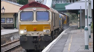 GBRf Class 66s - 66721 + 66708 Passes Eridge On A RHTT - Saturday 10th October 2020