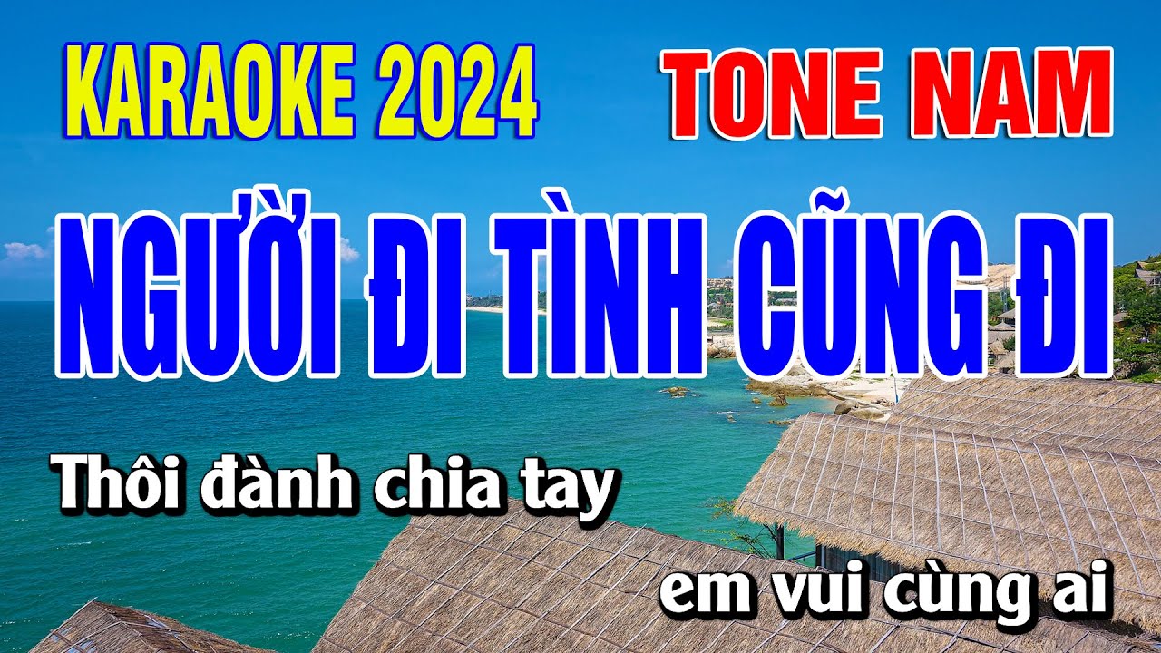Mira Karaoke Người Đi Tình Cũng Đi Tone Nam | Bạch Duy Sơn en YouTube