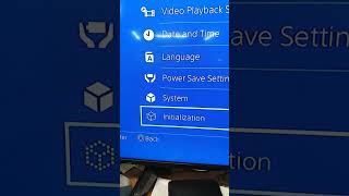 How to reset PS4 #playstation4 screenshot 5