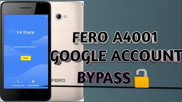 How to Bypass Fero A4001 Plus Google Account Lock | Fero A4001 plus frp bypass