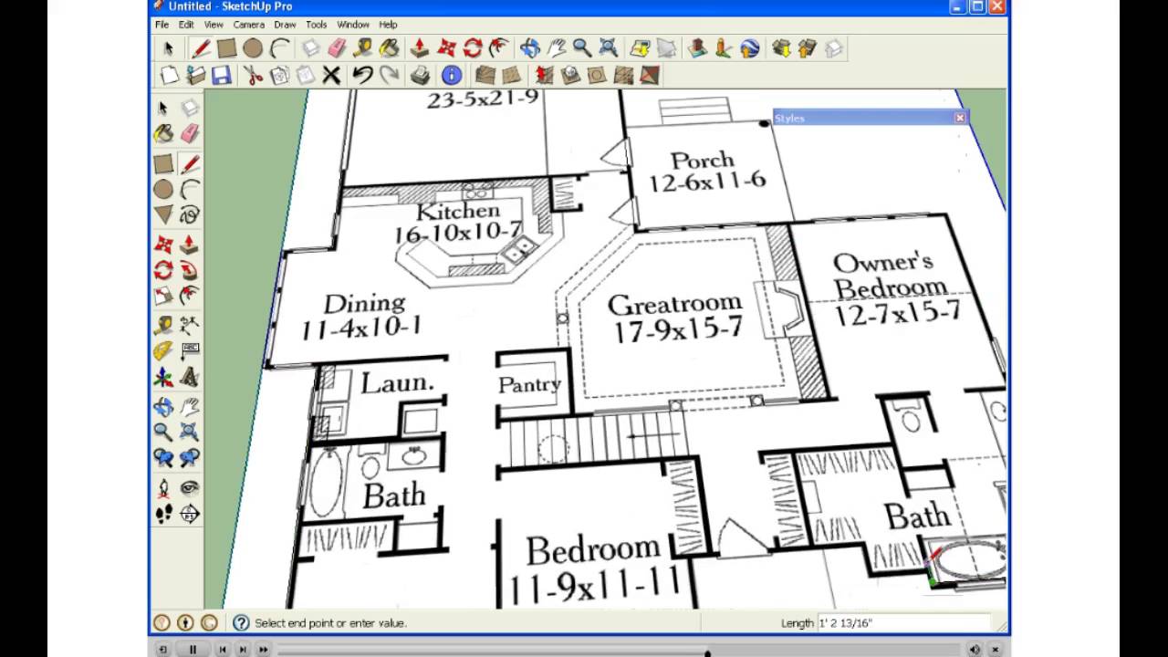 Sketchup Import Pdf Floor Plan