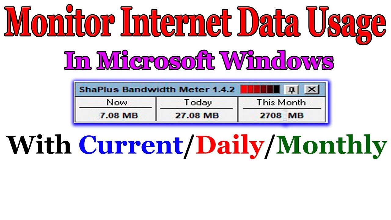 Dish Internet usage Meter. Data remain