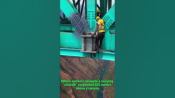 Extreme High-Altitude Construction! Steel Truss Installation on World