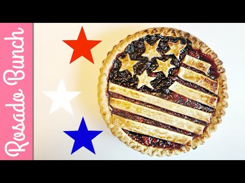How to Make an American Flag Pie