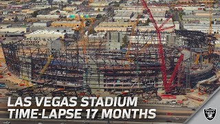 See a time lapse of progress on las vegas stadium which is 17 months
into construction. visit https://www.raiders.com for more. keep
up-to-date all things...