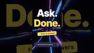 Ask. Done. ⚡ Your fast AI chatbot #shorts #ai #gemini