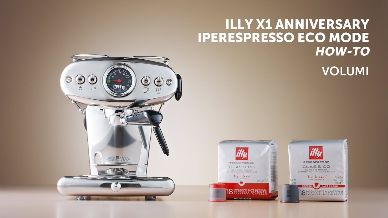 Come programmare i volumi della tua macchina da caffè illy Iperespresso  Y3.3 