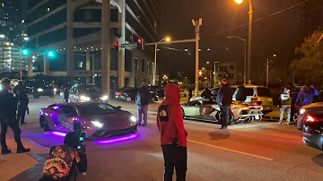 Quavo & Offset pull up to the club in their whips