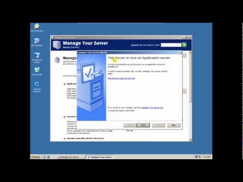 How To Install Application (IIS) Webserver - Windows Server 2003