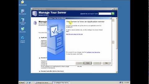 How To Install Application (IIS) Webserver - Windows Server 2003