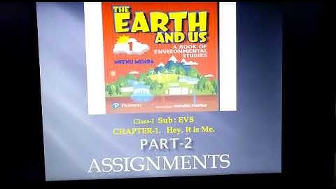 Subject : EVS , Class : 1 , Chapter 1 Hey , It is Me. Part : 2