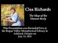 Clea richards the map of the human body presentation 1