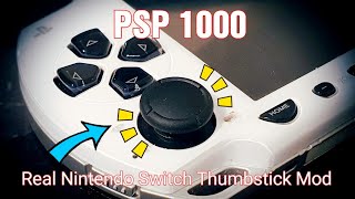 PSP 1000 Real Nintendo Switch Thumbstick Mod - YouTube