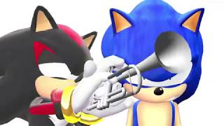 Мульт MMD x SONIC Trumpet MEME part 2 1440p60fps