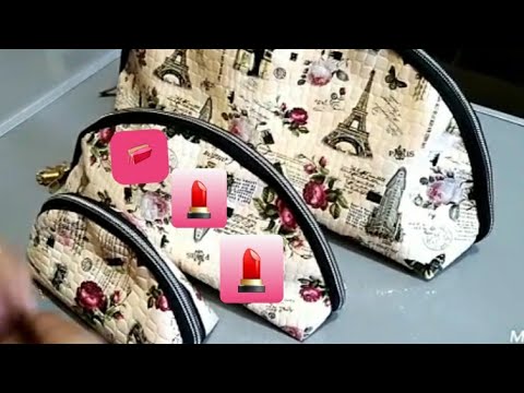 خياطة بوشات مكياج بأسهل طريقة خطوة بخطوة