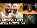 Unc  ocho react to lebron  lakers beating nuggets in game 4 avoiding elimination  nightcap