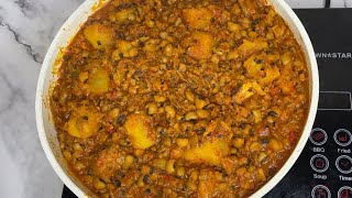 How to make Beans and Sweet Potato pottage / porridge
