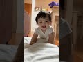 もう寝る時間なのに寝る気のない赤ちゃん/Cute Baby Doesn&#39;t Want to Sleep #Shorts