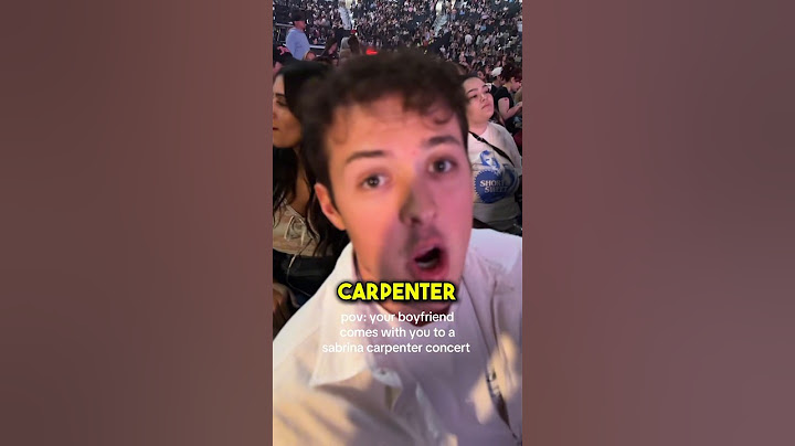 Her boyfriend wasn't enjoying Sabrina Carpenter concert until Juno 😂