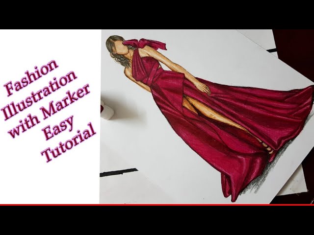 how to draw a prom dress step by step How to Draw a Prom Dress