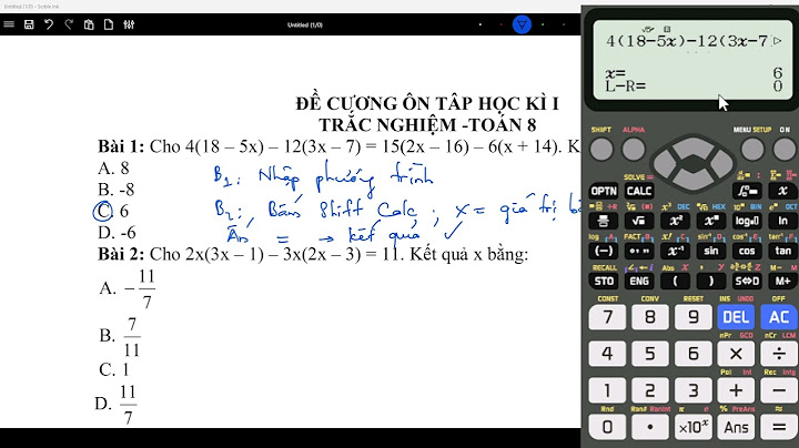 Hướng dẫn làm trắc nghiệm toán toán 8