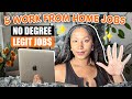 5 work from home jobs no one is talking about without a degree  always hiring