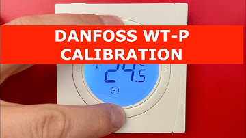 Calibration (offset) Danfoss thermostat WT-P "BasicPlus2"
