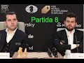 Carlsen vs Nepo, octava partida del Campeonato Mundial 2021