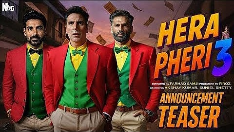 Hera Pheri 3 Announcement Teaser | John Abraham | Akshay Kumar | Sunil Shetty | Johny Lever | 2025