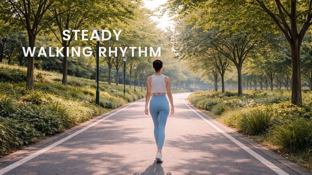 Walking Music (1H) | Bright Flow, Easy Motion