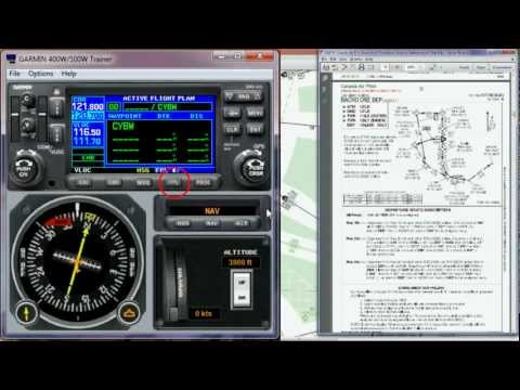 GNS430 RNAV SID and Approach
