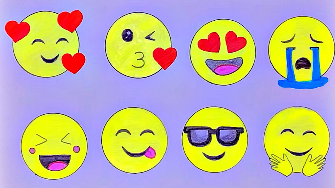 Emoji Drawings Easy Doodles Drawings Cute Easy Drawings Doodle Art ...