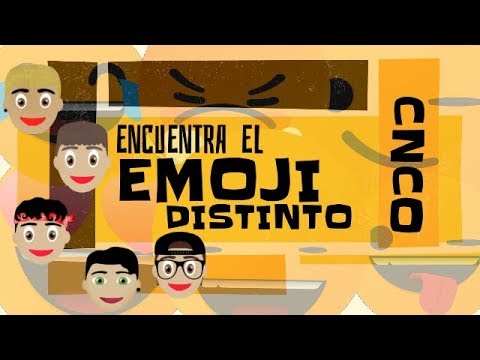 CNCO || ENCUENTRA EL EMOJI DIFERENTE 😂😂😂🤣😂😂