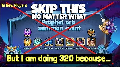 IDLE HEROES: You Will Skip This PO Event • Prophet Orb 320 Summon For Igniz
